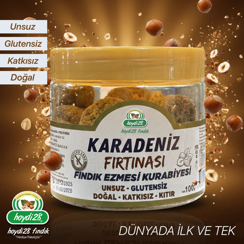Karadeniz Fırtınası Fındık Ezmesi Kurabiyesi