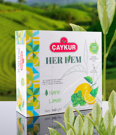 Çaykur Herdem Yeşil Nane Limon Çayı Süzen Poşet