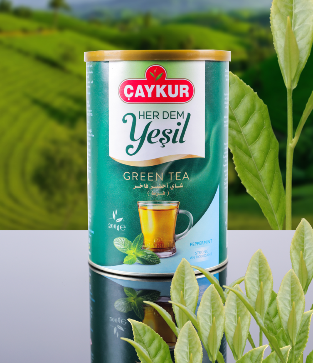 Çaykur Yeşil Çay Yaprak Naneli