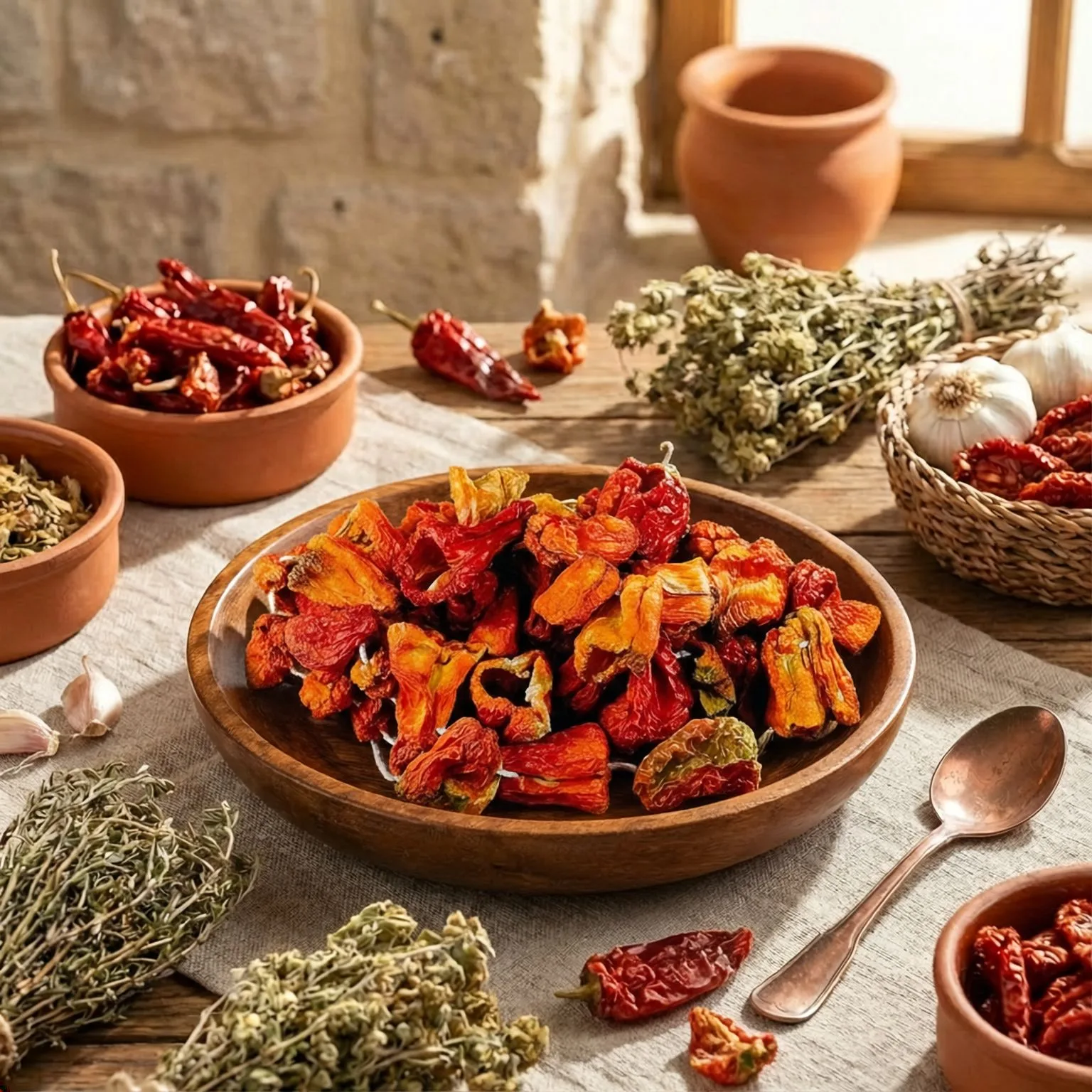 Kurutulmuş Dolmalık Biber - Dogal ve Organik | Koyumden Gelsin