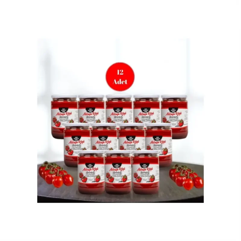 Domates Salçası 12 Kavanoz - Dogal ve Organik | Koyumden Gelsin