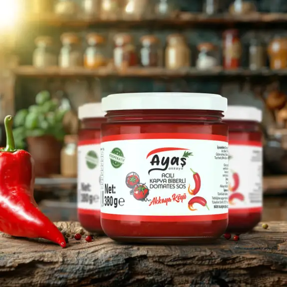 Ayaş Akkaya Kooperatifi Acılı Kapya Biberli Sos - Dogal ve Organik | Koyumden Gelsin