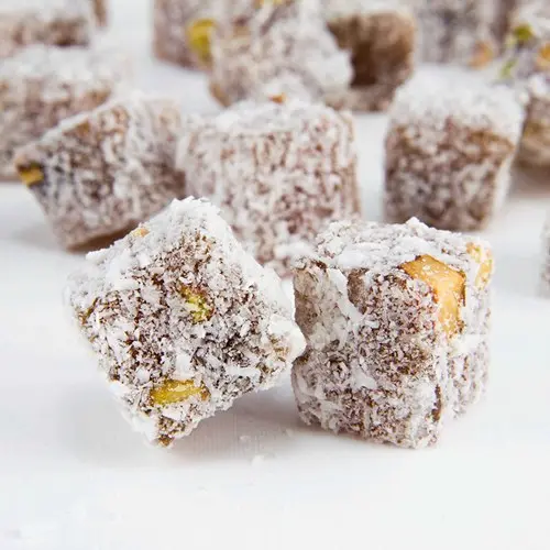 Hindistan Cevizi Kaplı Çifte Kavrulmuş Lokum