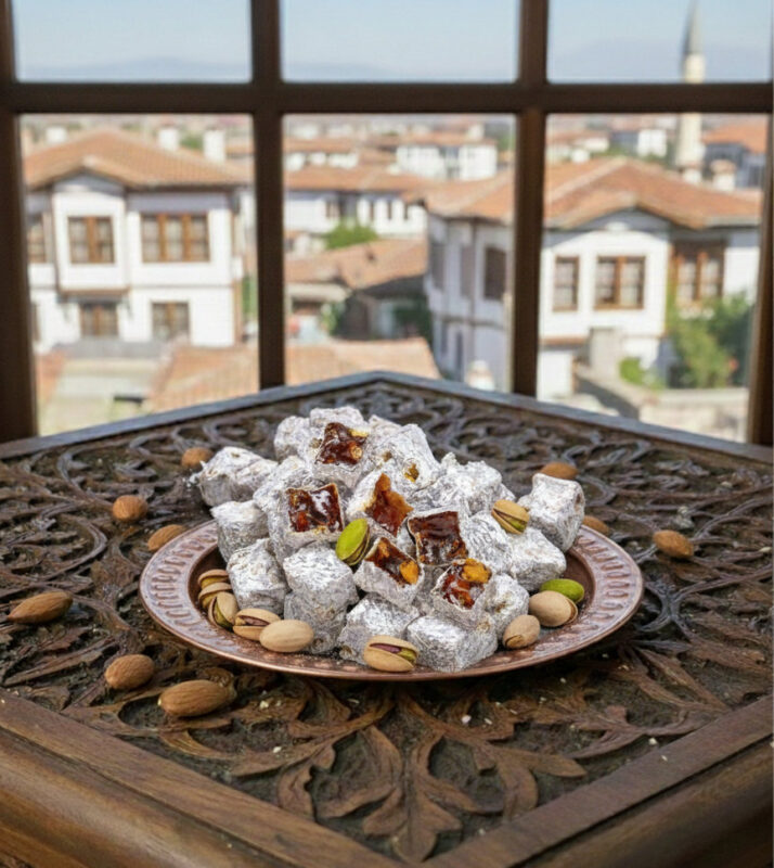 Pudralı Çifte Kavrulmuş Lokum